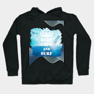 Keep Calm And Surf 32 - Summer Of Surfing Hoodie